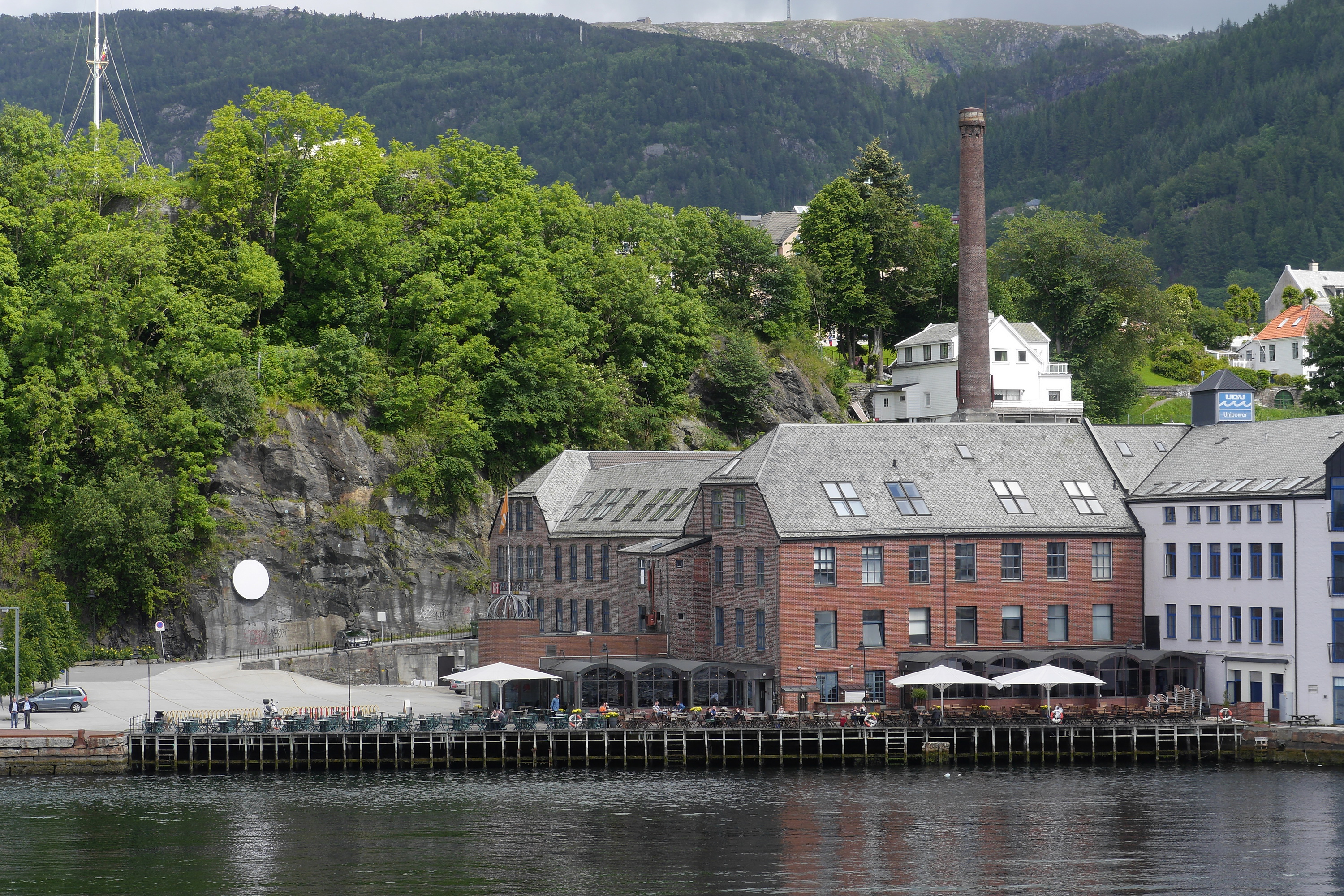 Einfahrt nach Bergen